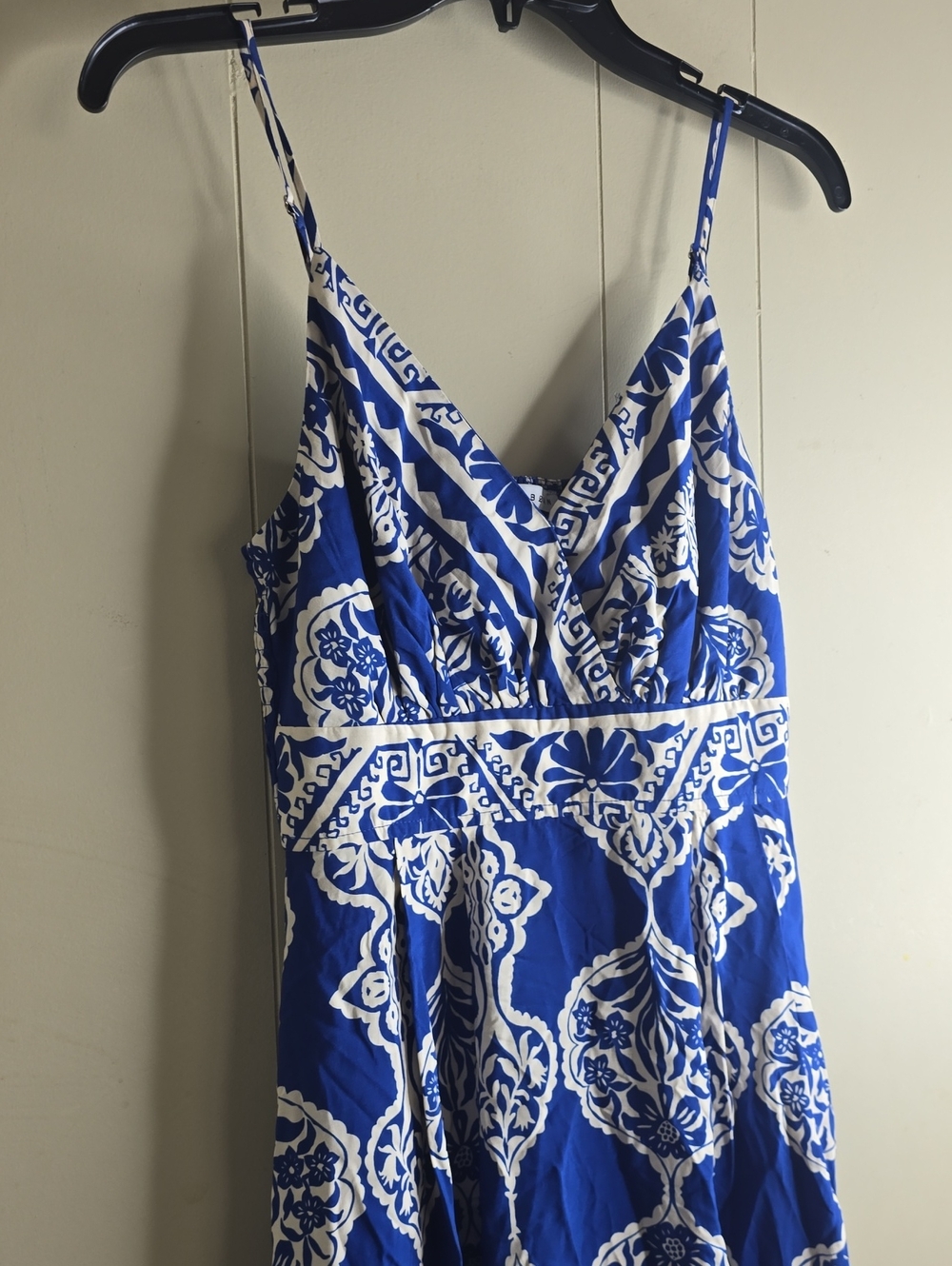 Baltic Born Deli Midi Dress Blue Print Size Small - Picture 7 of 12